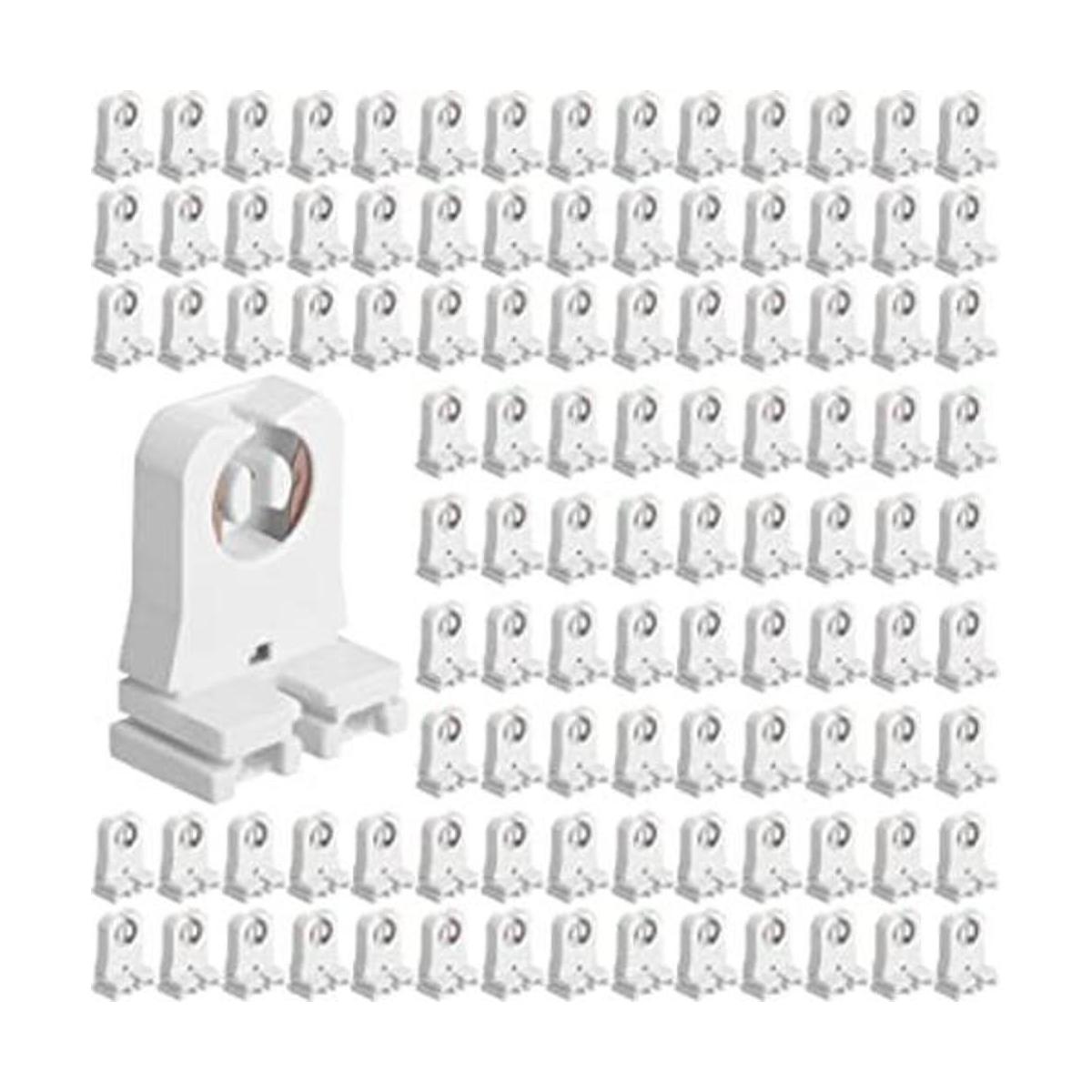 Juego de 100 lápidas LED no derivadas T8 T10 T12 soporte