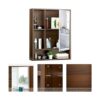 ChooChoo Gabinete de espejo de pared para baño botiquín_5