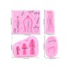 Mujiang Enchanted Juego de 4 moldes de silicona para_4