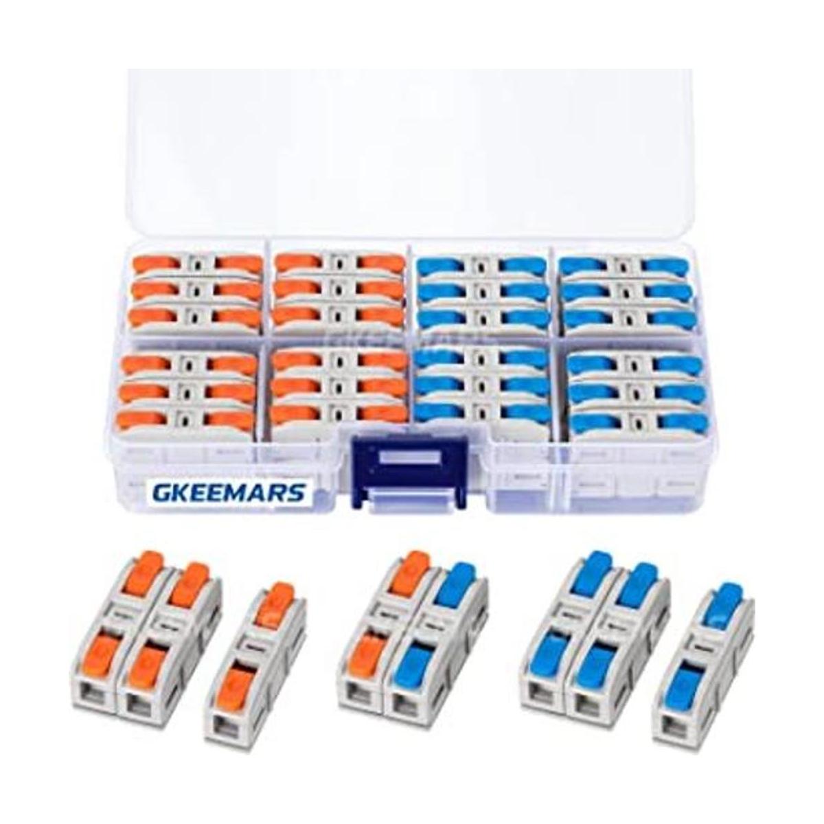 GKEEMARS 48 conectores de cable de palanca 1 conductor