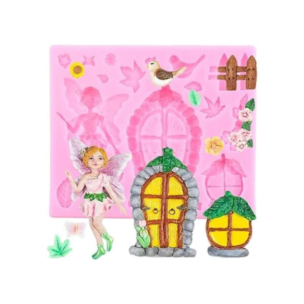 Mujiang Enchanted Juego de 4 moldes de silicona para_6
