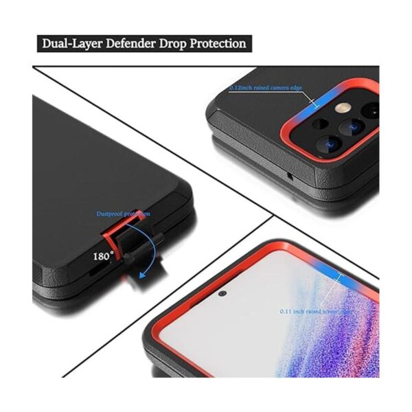 Funda compatible con Samsung Galaxy A53 5G con funda de_3