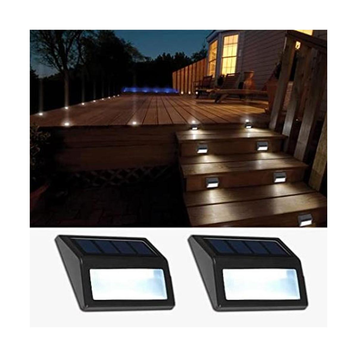 FOLLATEAS Luces solares para exteriores impermeables