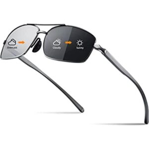 Bloomoak Lentes de sol polarizados para aviador_1