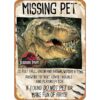 Jurassic Park Missing Pet Jurassic Park 8 x 12 pulgadas_1