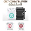 Koaichi Compatible con la funda AirPods funda protectora