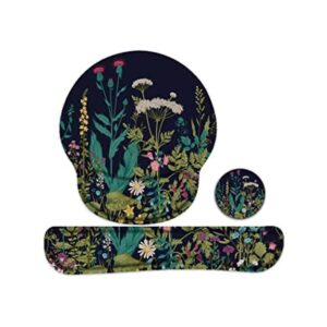 Reposamuñecas para teclado y mouse pad con soporte de_1