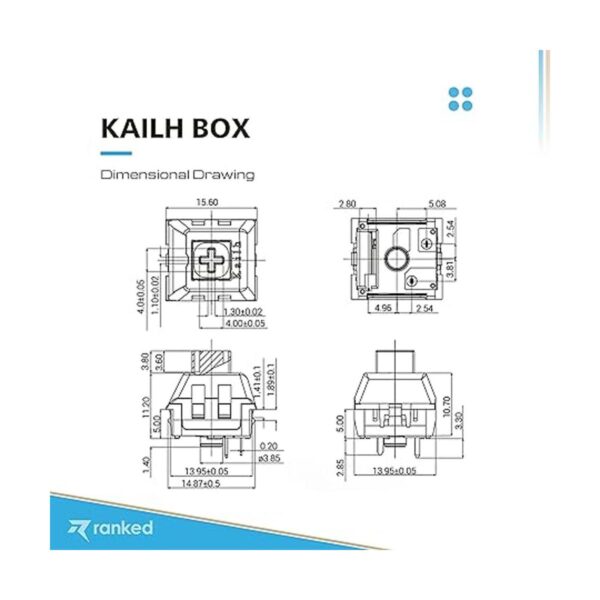Kailh Box Interruptores de llave para teclados mecánicos