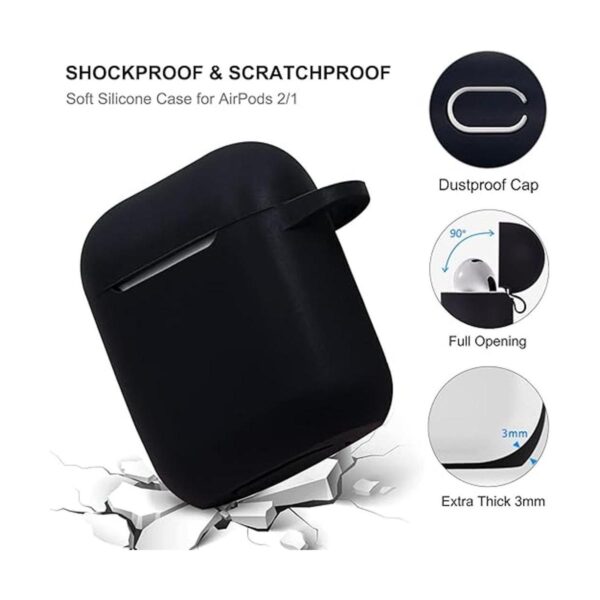 KOUJAON Funda protectora de silicona suave con llavero de