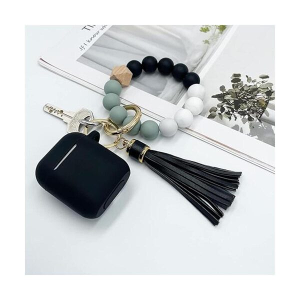 KOUJAON Funda protectora de silicona suave con llavero de