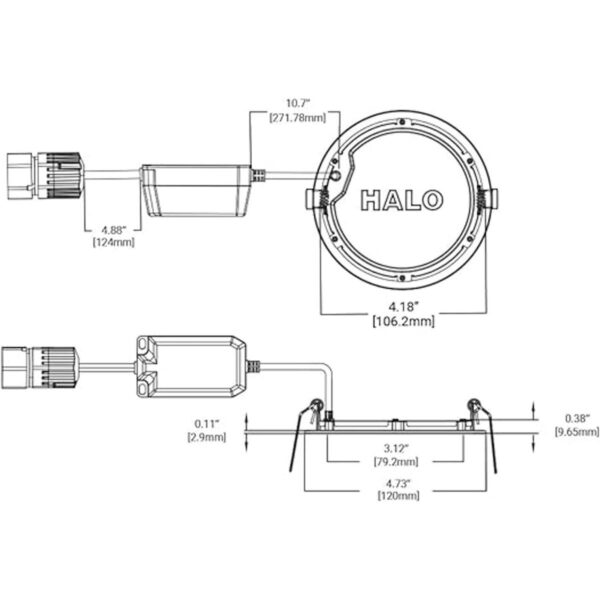 HALO HLBQL4069FS1E4PK Quicklink Canless LED Downlight_5