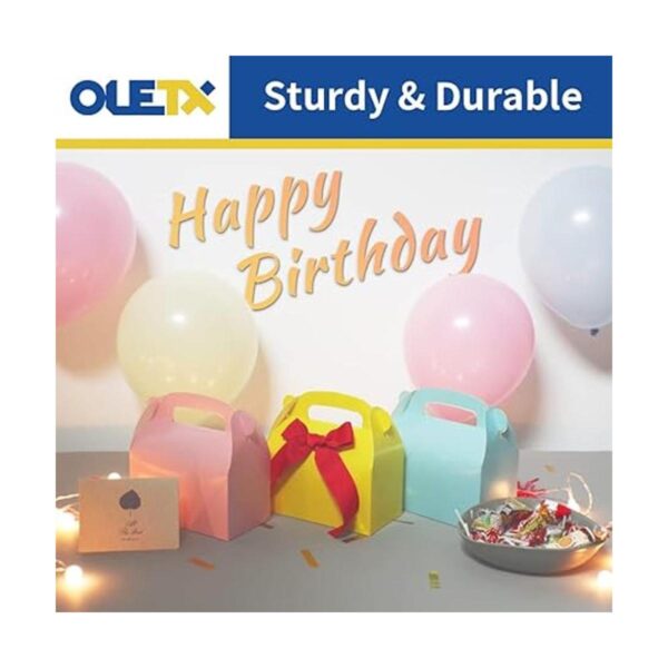 Oletx Paquete de 30 cajas de regalo de fiesta color rosa