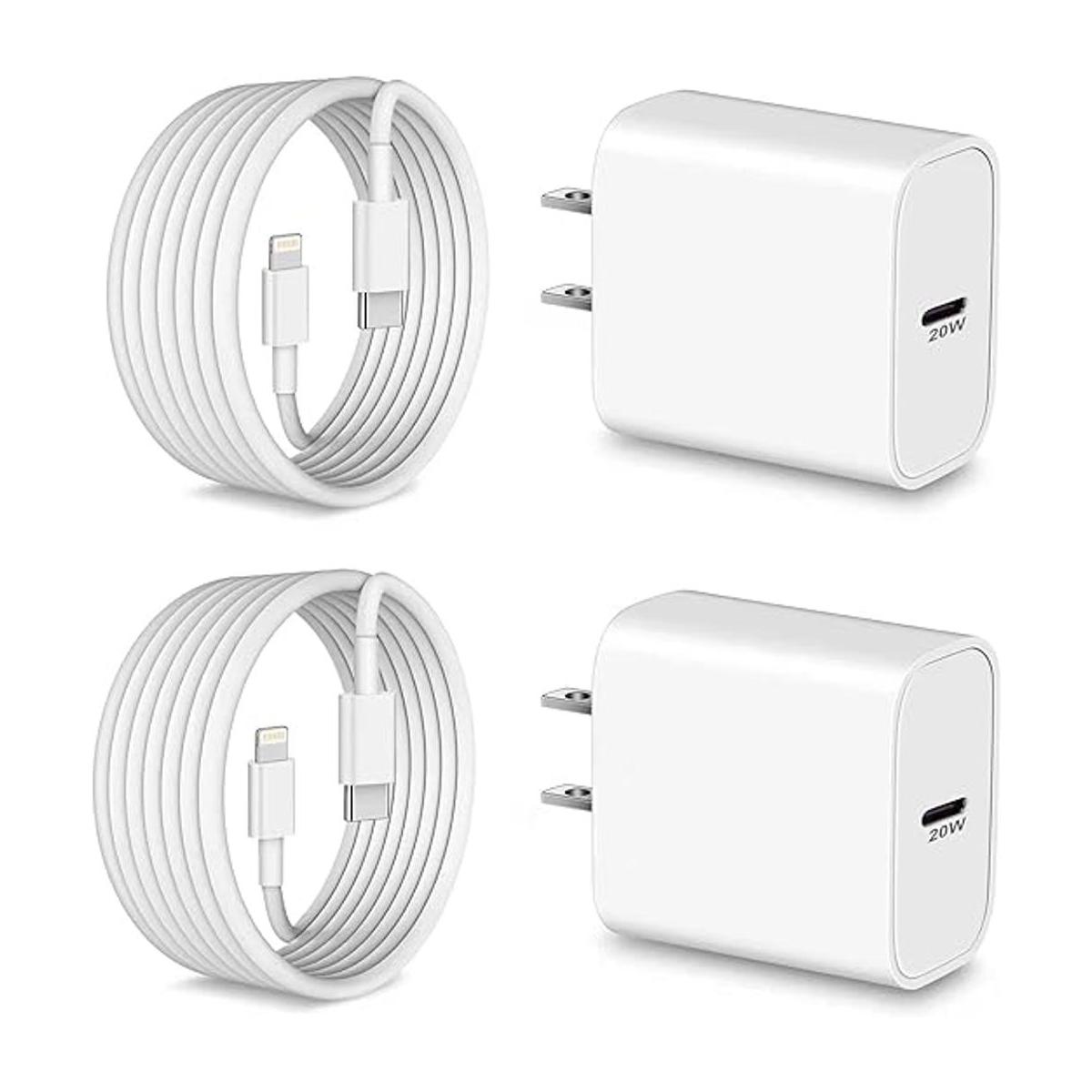 Cargador rápido para iPhone 14 13 12 11 de 10 pies