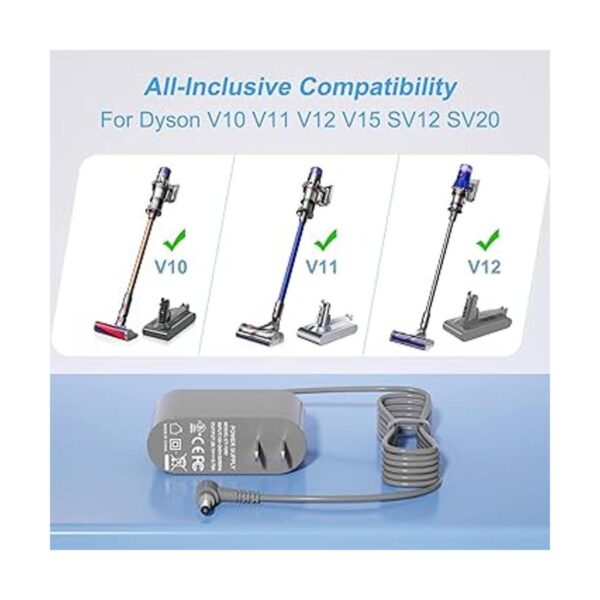Cargador de 30.45 V para Dyson V10 V11 V12 V15 SV12 SV14
