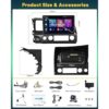 Para Honda Civic Radio 20062011 Android 11 Car Stereo con_6
