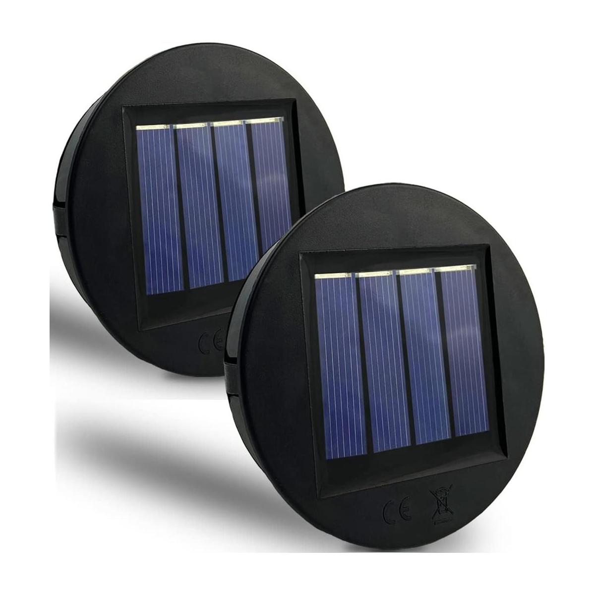 Piezas de repuesto de luz solar paquete de 2 luces