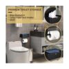 LAYUKI Soporte grande para papel higiénico con estante_2