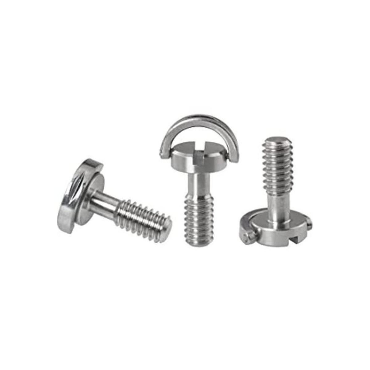 LUORNG 3 tornillos de fijación de cámara de acero