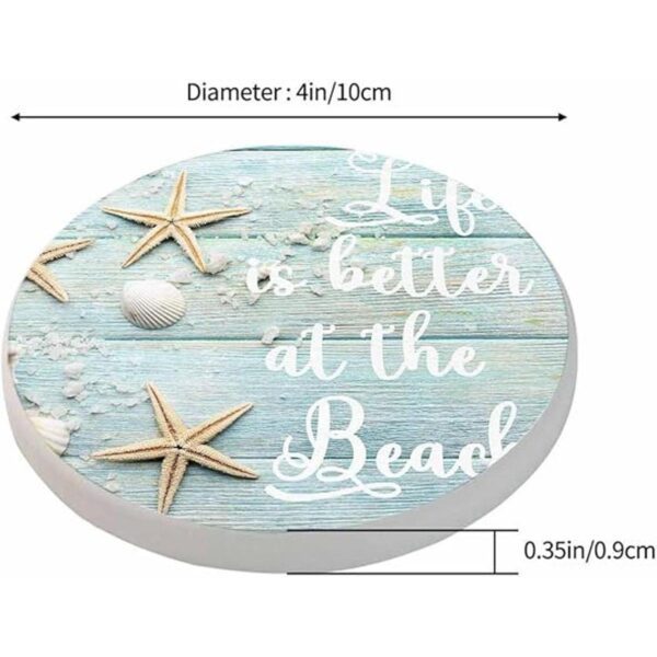 Pznen Life is Better at The Beach Posavasos para