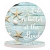 Pznen Life is Better at The Beach Posavasos para