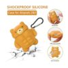 Funda para AirPods con bonito diseño de oso muscular con_6