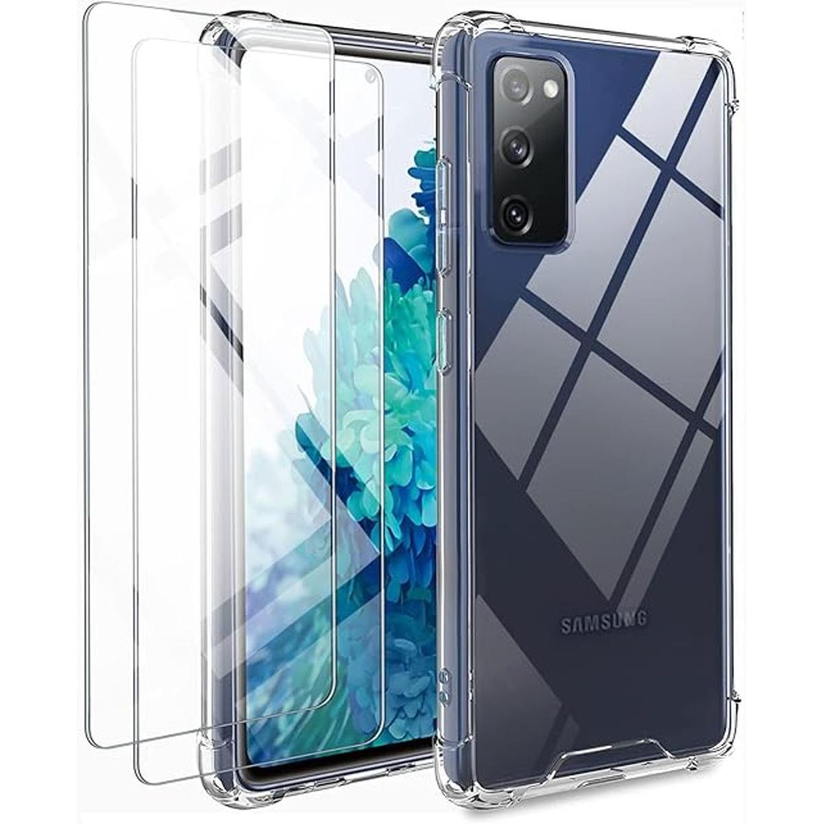 KIOMY Funda transparente para Samsung Galaxy S20 FE 5G con