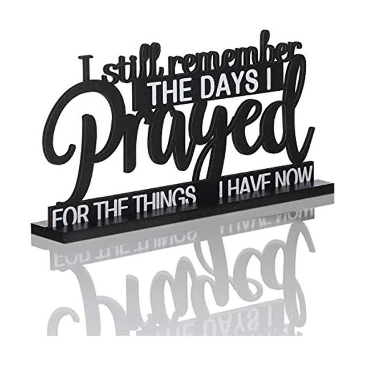 Letrero inspirador con texto I Still Remember the Days I