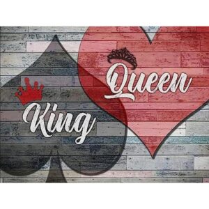 PDSLAIKE Kits de pintura de diamantes King Queen Kit de