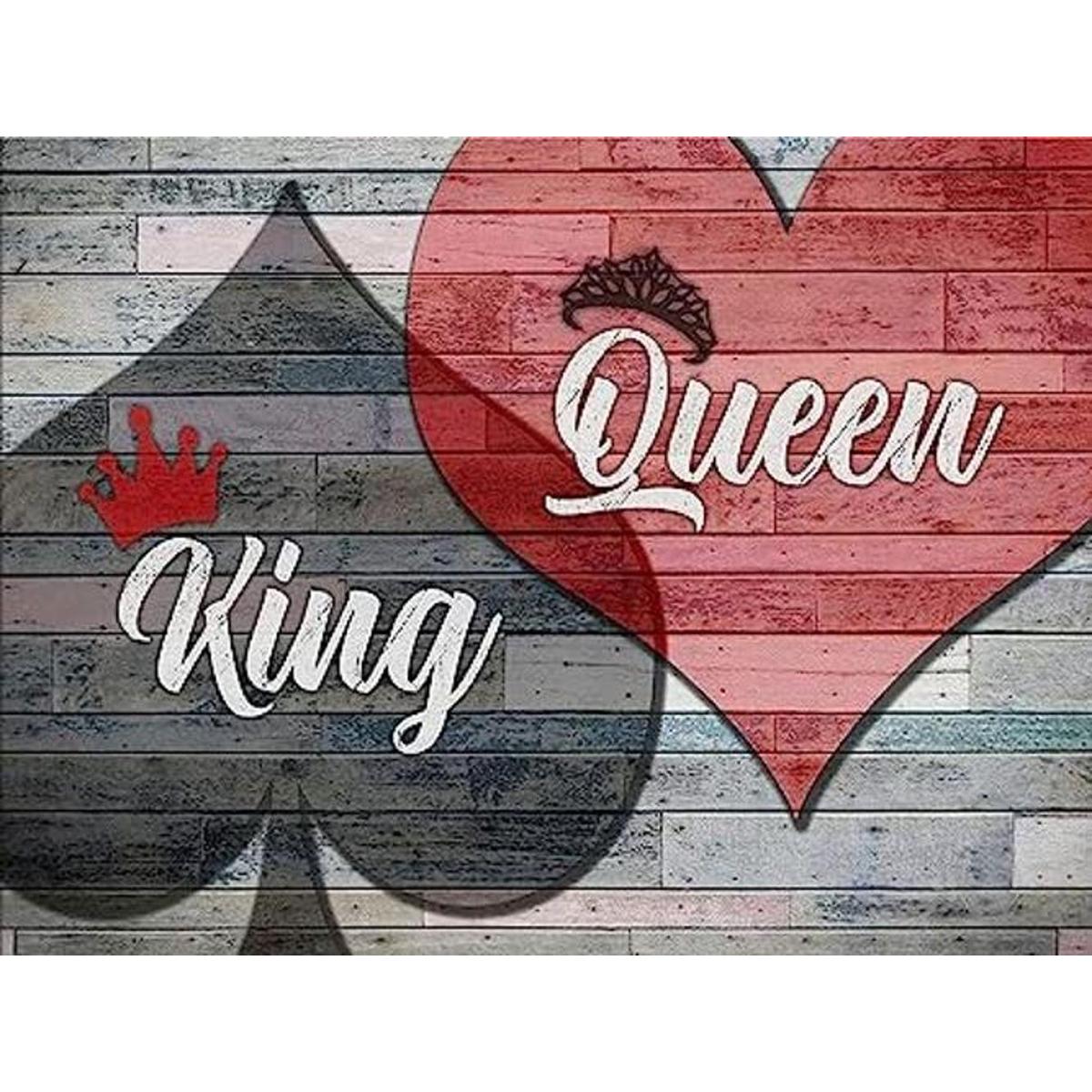 PDSLAIKE Kits de pintura de diamantes King Queen Kit de