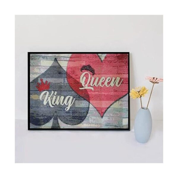 PDSLAIKE Kits de pintura de diamantes King Queen Kit de