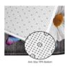 Kikiry Juego de 4 cortinas de ducha de girasol decoración