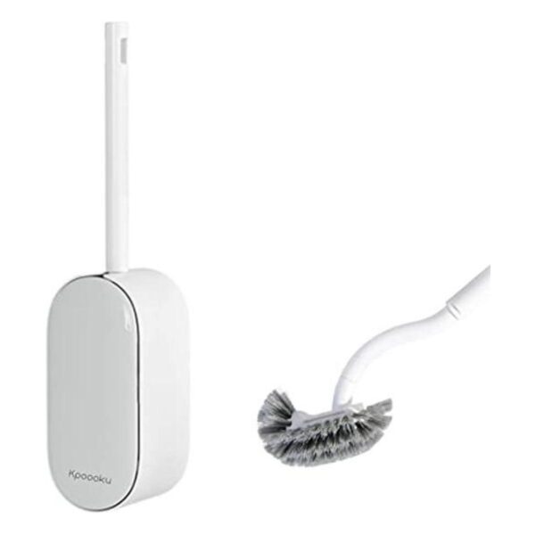 Kpoooku Toilet Brush and Holder Wall Mounted Toilet Bowl