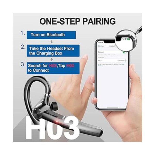 Bluetooth Headset with Microphone48Hrs V5.3 Handsfree_4