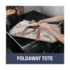 CleverMade Cesta plegable de tela para lavandería