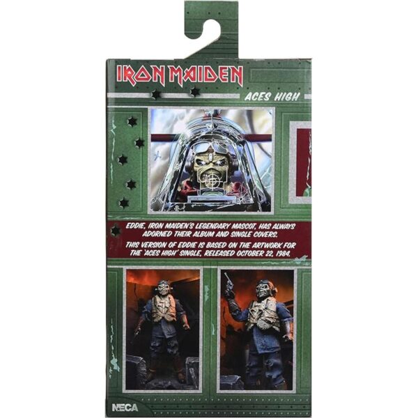 NECA Iron Maiden Aces High Eddie Figura de acción