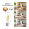 NOTOC Bombilla LED E26 de 4 W equivalente a 40 W