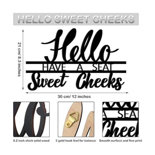 Letrero de pared con texto en inglés Hello Sign Have a_2