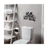 Letrero de pared con texto en inglés Hello Sign Have a_5