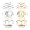 Funcyboo 60 aros para hacer joyas arete para_3