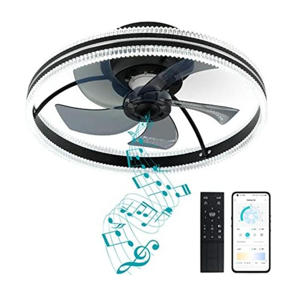 DewShrimp Ventilador de techo de montaje empotrado con
