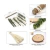 Decoración de baño de eucalipto artificial para colgar en