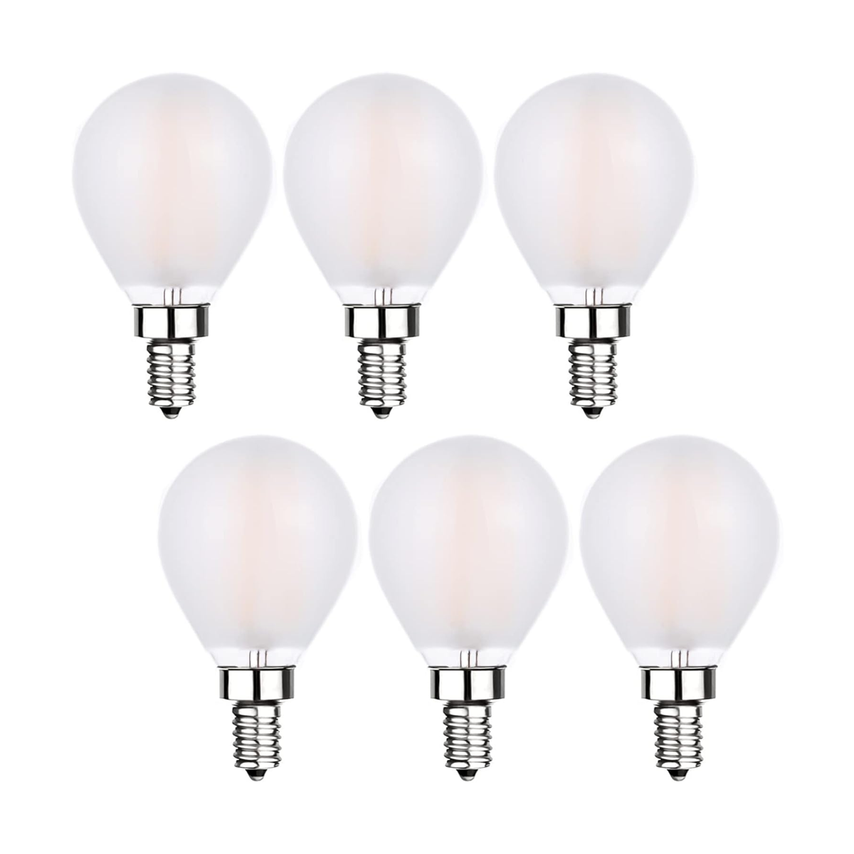 Bombillas LED de globo equivalente a 60 W 6 W color