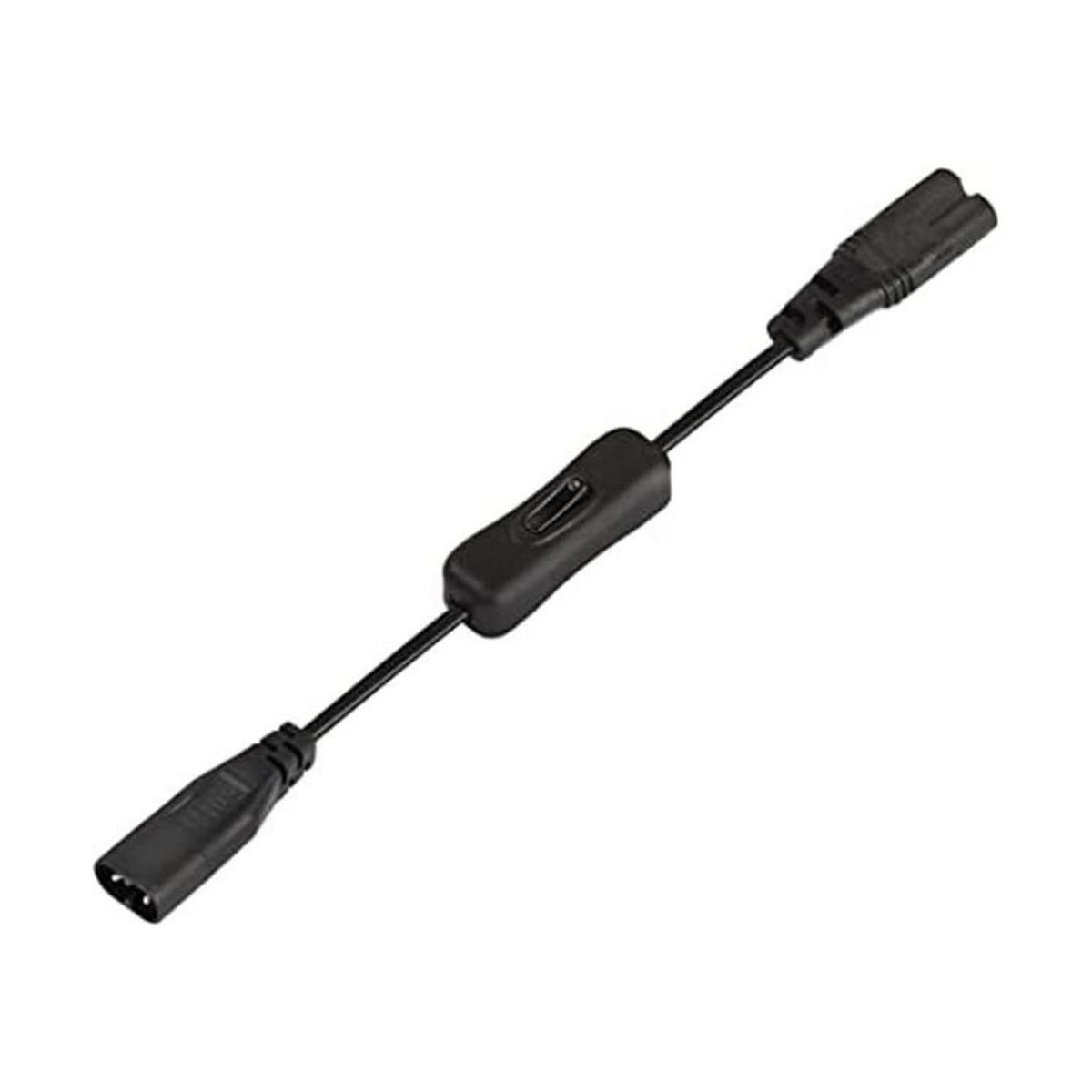 GINTOOYUN Cable de alimentación IEC 320 C8 a C7 con