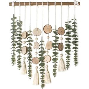 Decoración de baño de eucalipto artificial para colgar en