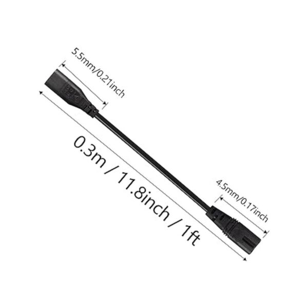 GINTOOYUN Cable de alimentación IEC 320 C8 a C7 8 figuras_2