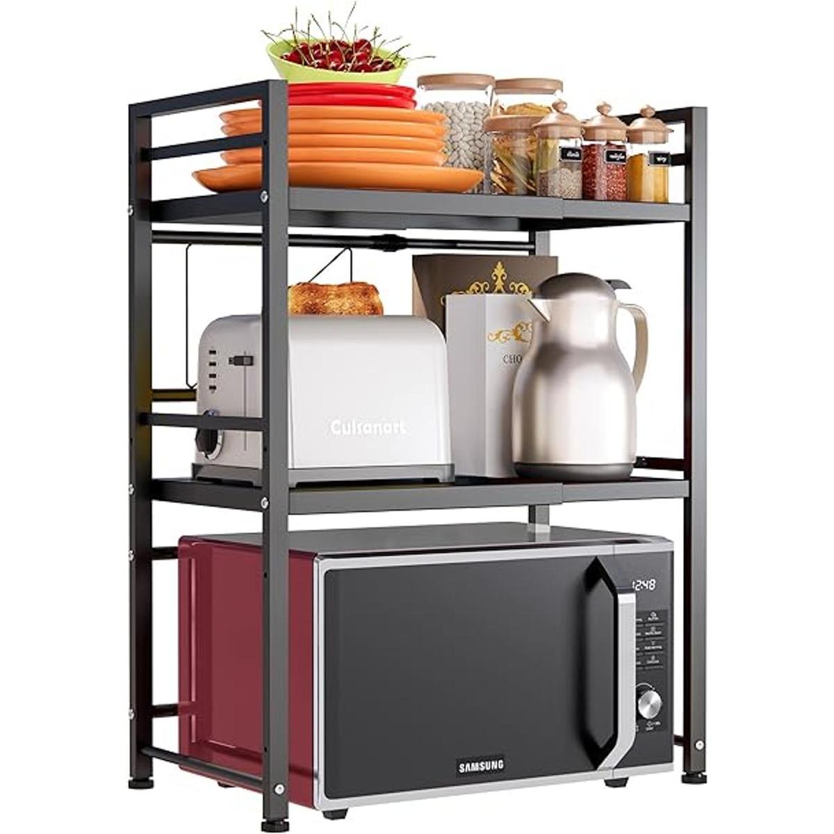 DOLALIKE Estante para horno de microondas soporte