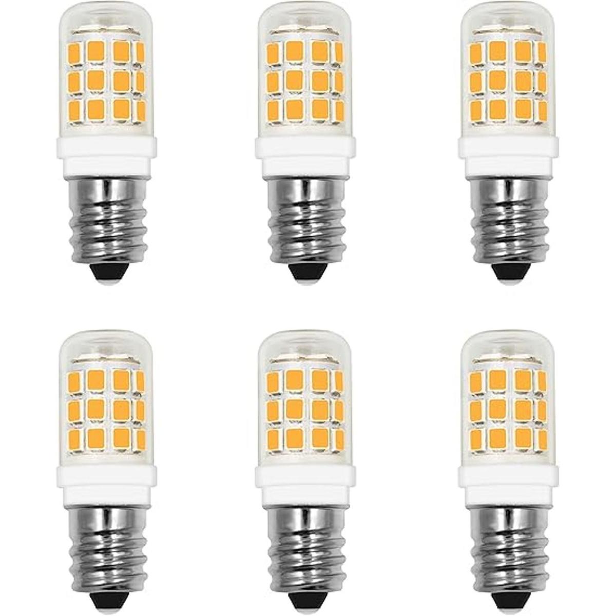 E12 Bombilla LED de 3 W con base de candelabro de 3000 K