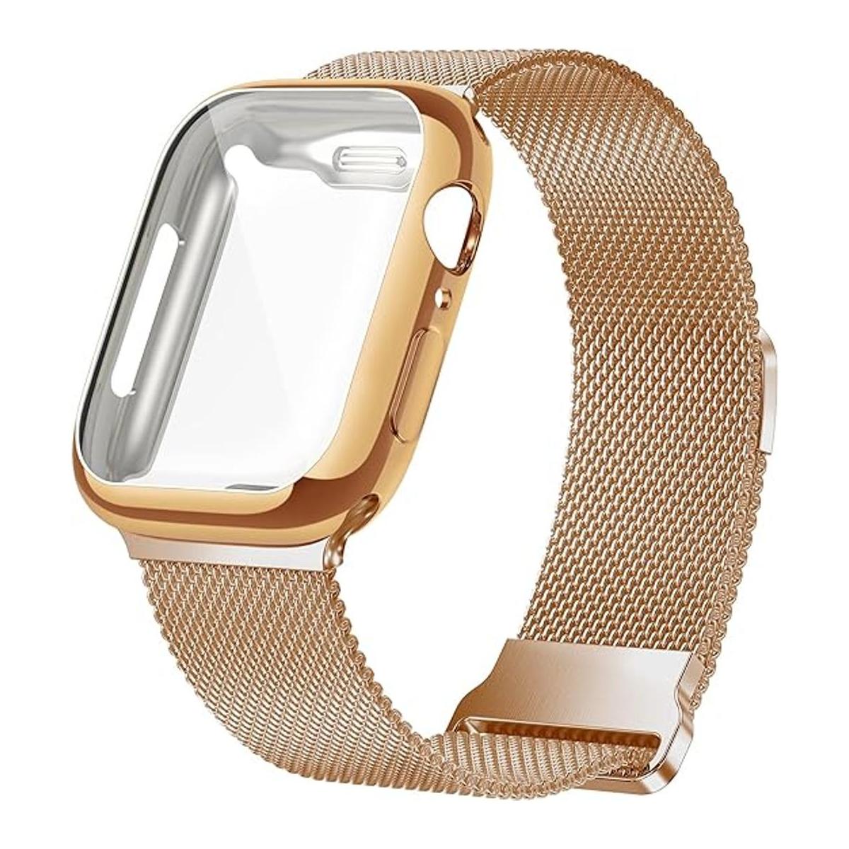 Geoumy Correas magnéticas de metal compatibles con Apple