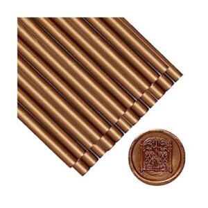 ONWINPOR Varillas de sello de cera de bronce rojo 30
