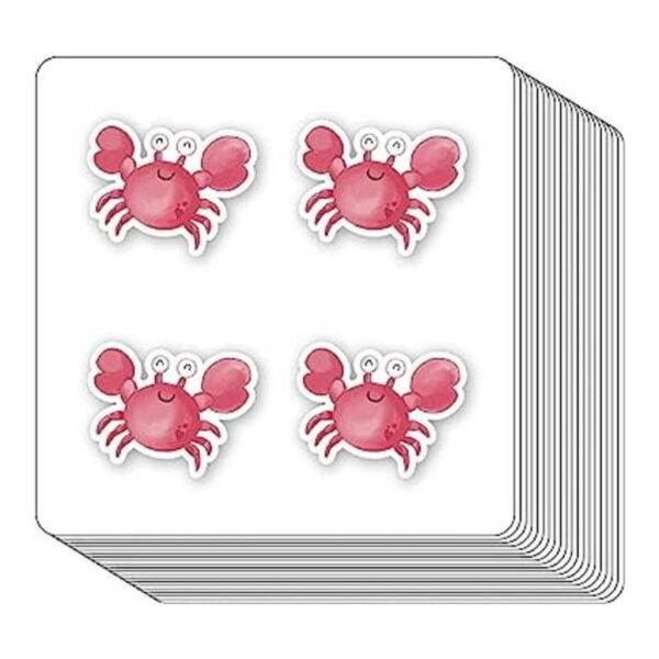Pegatinas de cangrejo de 1 pulgada para álbumes de_1